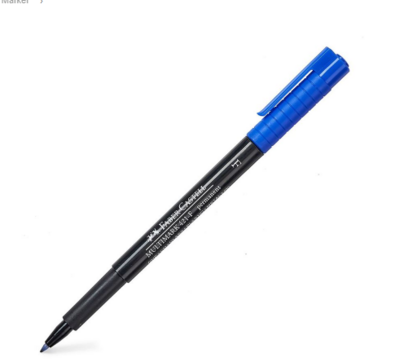 Faber Castell Multimark Permanent Overhead Marker, Pack of 10