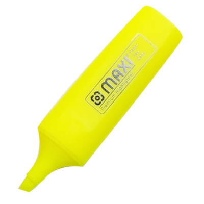 MAXI Fluorescent Highlighter Marker, Pack of 10