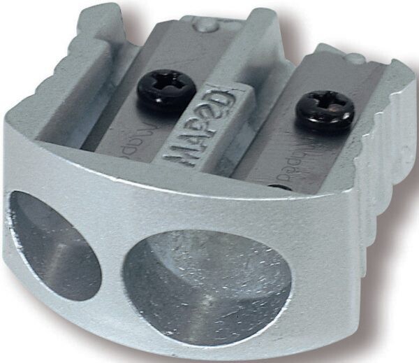 Maped® Classic Single &amp; 2 Hole Metal Pencil Sharpener, Pack of 20