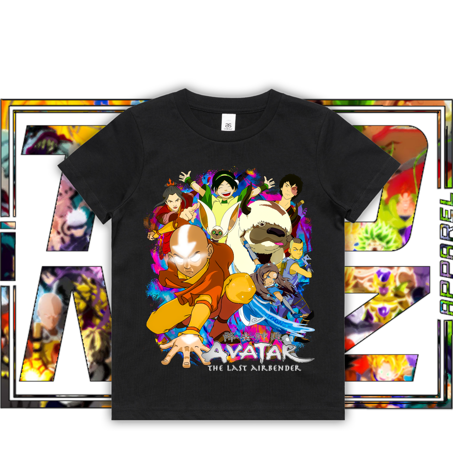 Avatar - Kids, Colour: ASColour Kids Tee - Black