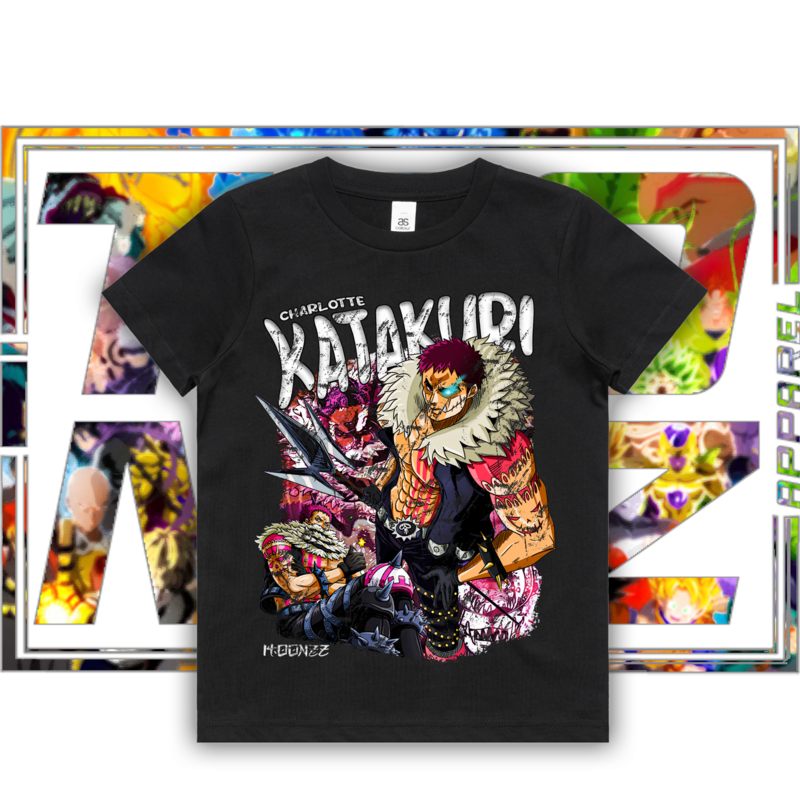 Katakuri - Kids, Colour: ASColour Kids Tee - Black