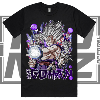 Beast Gohan, Style: Block Tee - Black