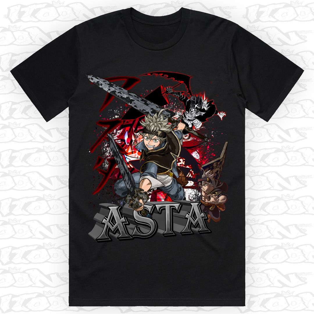 Asta, Style: Block Tee, Colour: Black