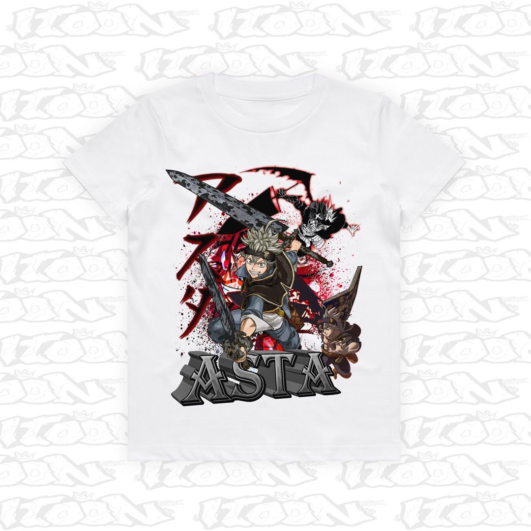 Asta Kids, Style: Kids Tee, Colour: White