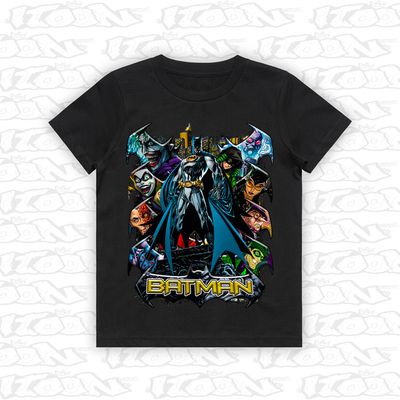 Batman artwork printed on AS Colour Kids Tee (front view)

