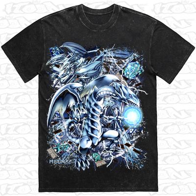 Blue Eyes artwork printed on AS Colour Heavy Stone Tee (front view)
