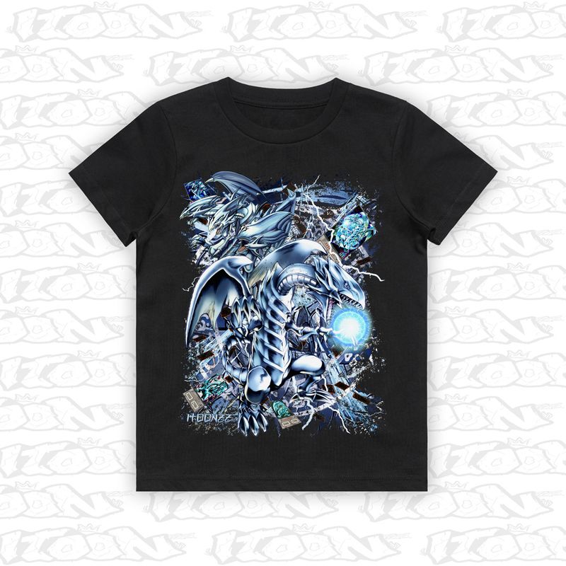 Blue Eyes artwork printed on AS Colour Kids Tee (front view)
