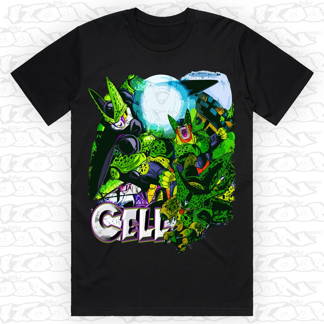 Cell, Style: Block Tee, Colour: Black