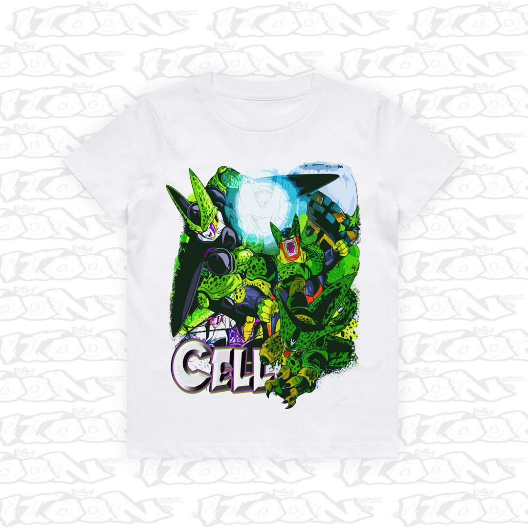 Cell Kids, Style: Kids Tee, Colour: White