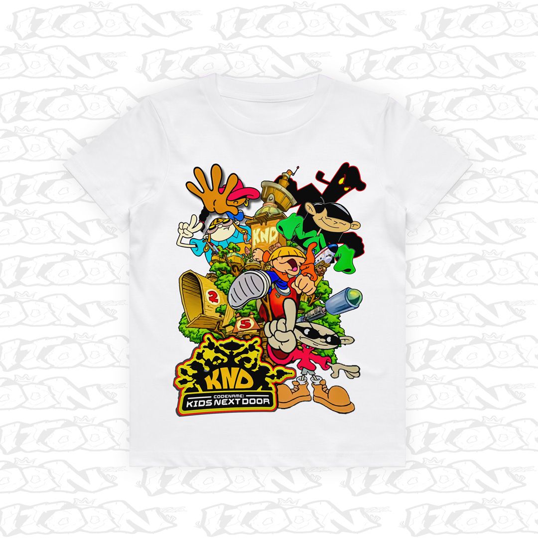 Codename KND Kids, Style: Kids Tee, Colour: White