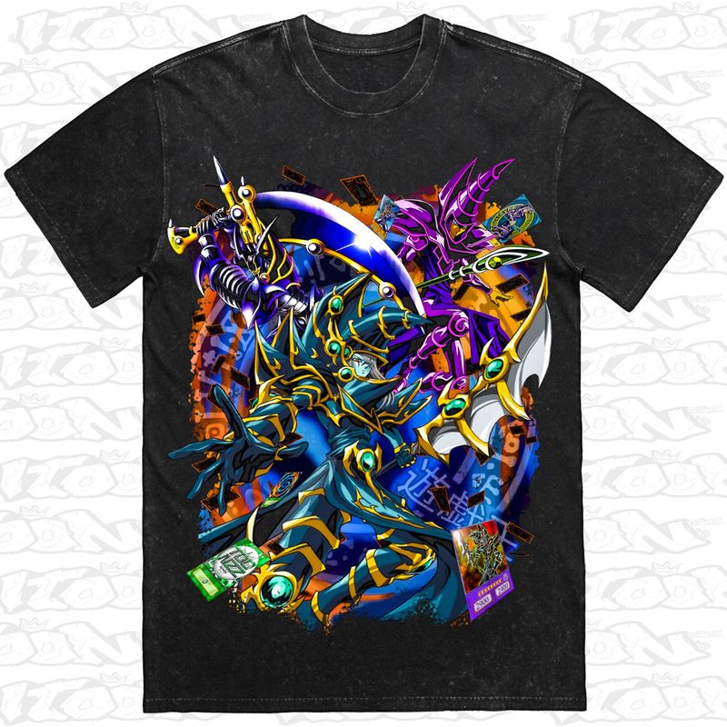 Dark Paladin artwork printed on AS Colour Heavy Stone Tee (front view)
