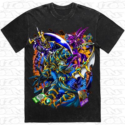 Dark Paladin artwork printed on AS Colour Heavy Stone Tee (front view)
