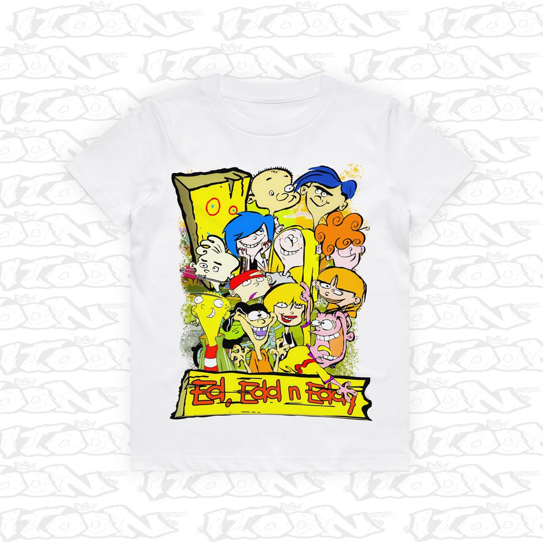 Ed, Edd n Eddy Kids, Style: Kids Tee, Colour: White