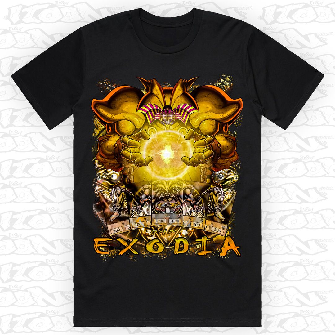 Exodia, Style: Block Tee, Colour: Black