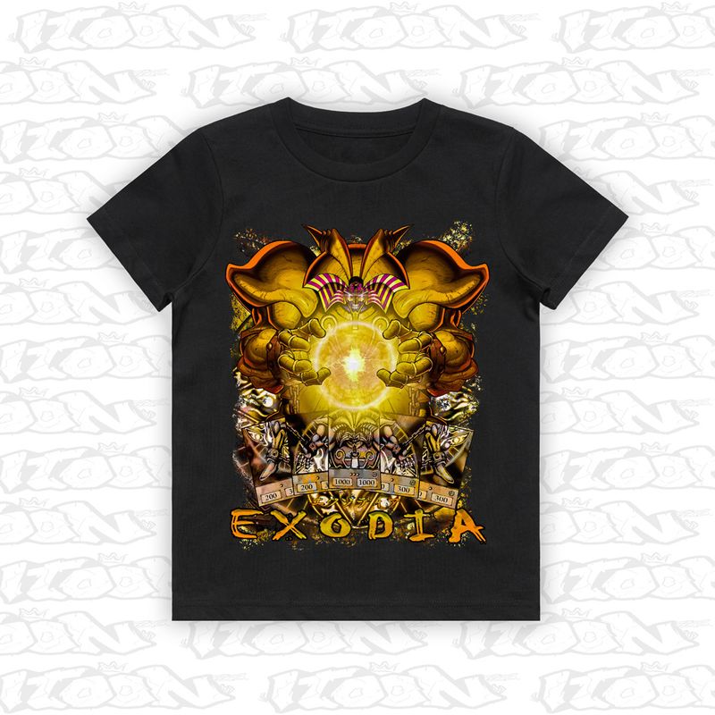Exodia artwork printed on AS Colour Kids Tee (front view)

