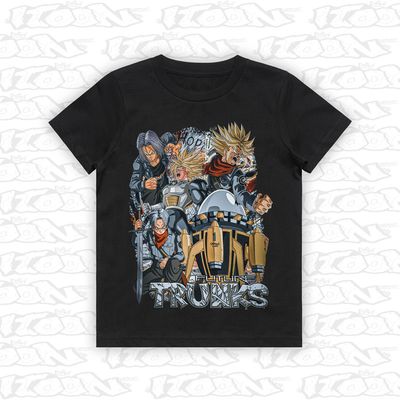 Future Trunks artwork printed on AS Colour Kids Tee (front view)
