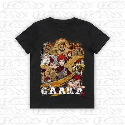 Gaara artwork printed on AS Colour Kids Tee (front view)
