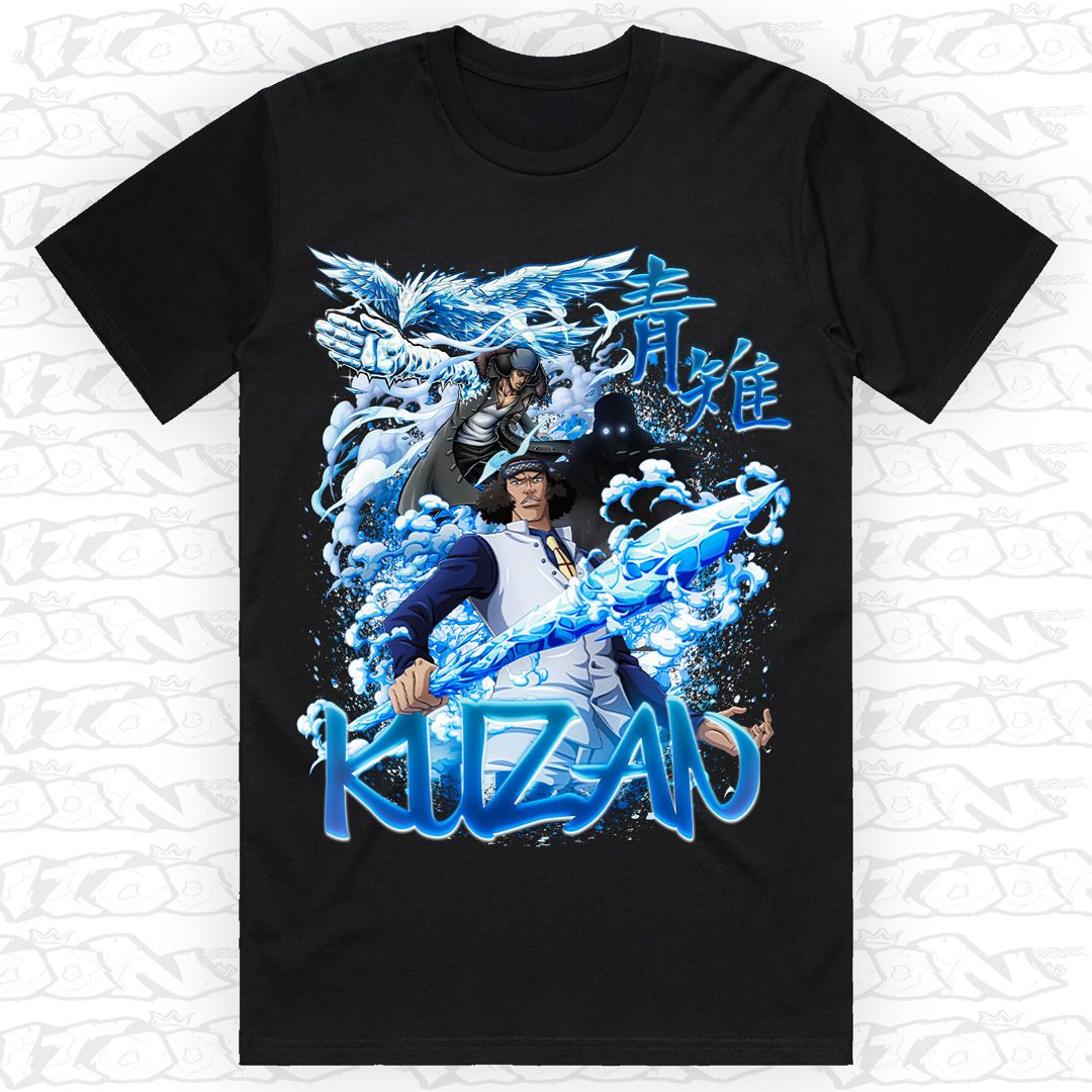 Kuzan, Style: Block Tee, Colour: Black