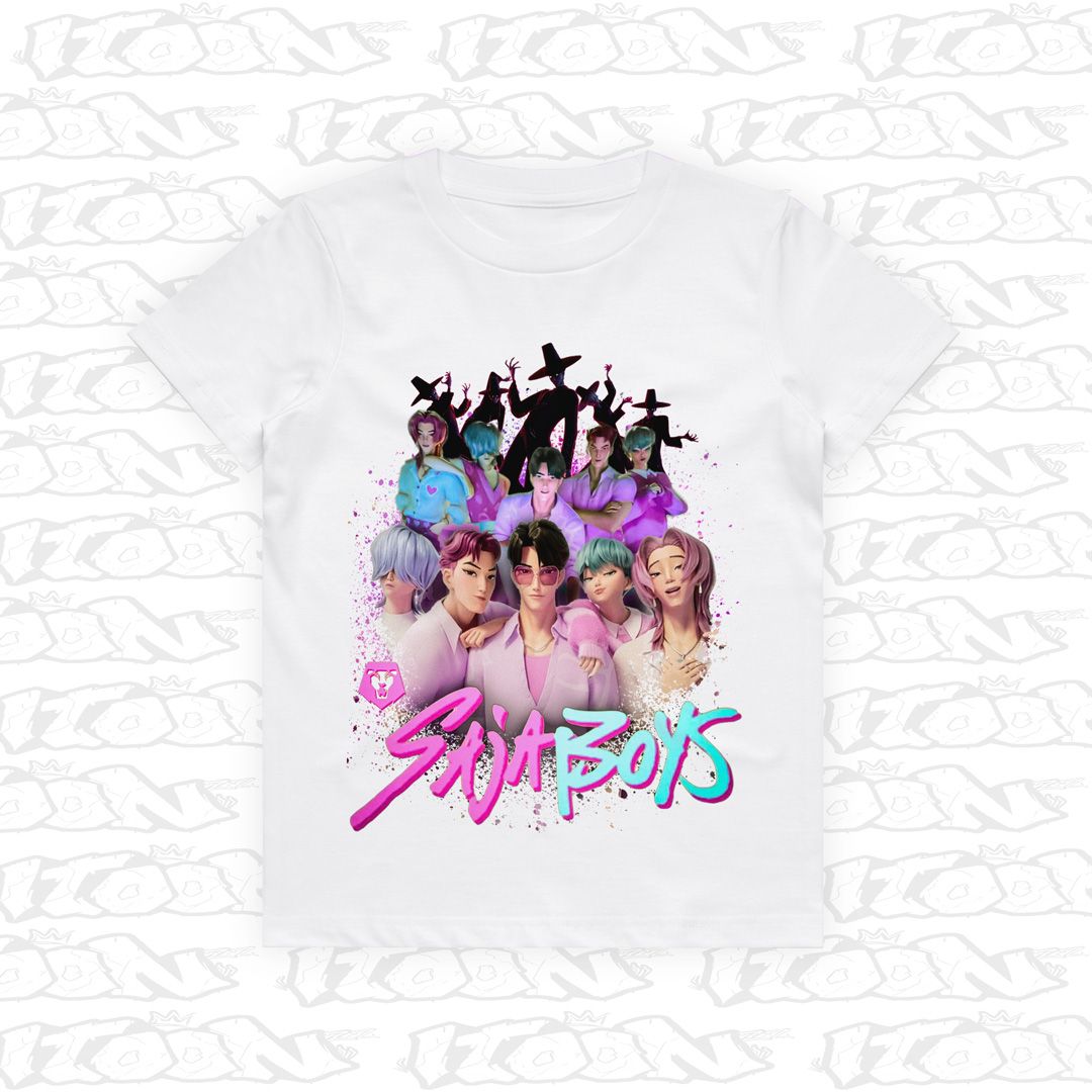 Saja Boys Kids, Style: Kids Tee, Colour: White