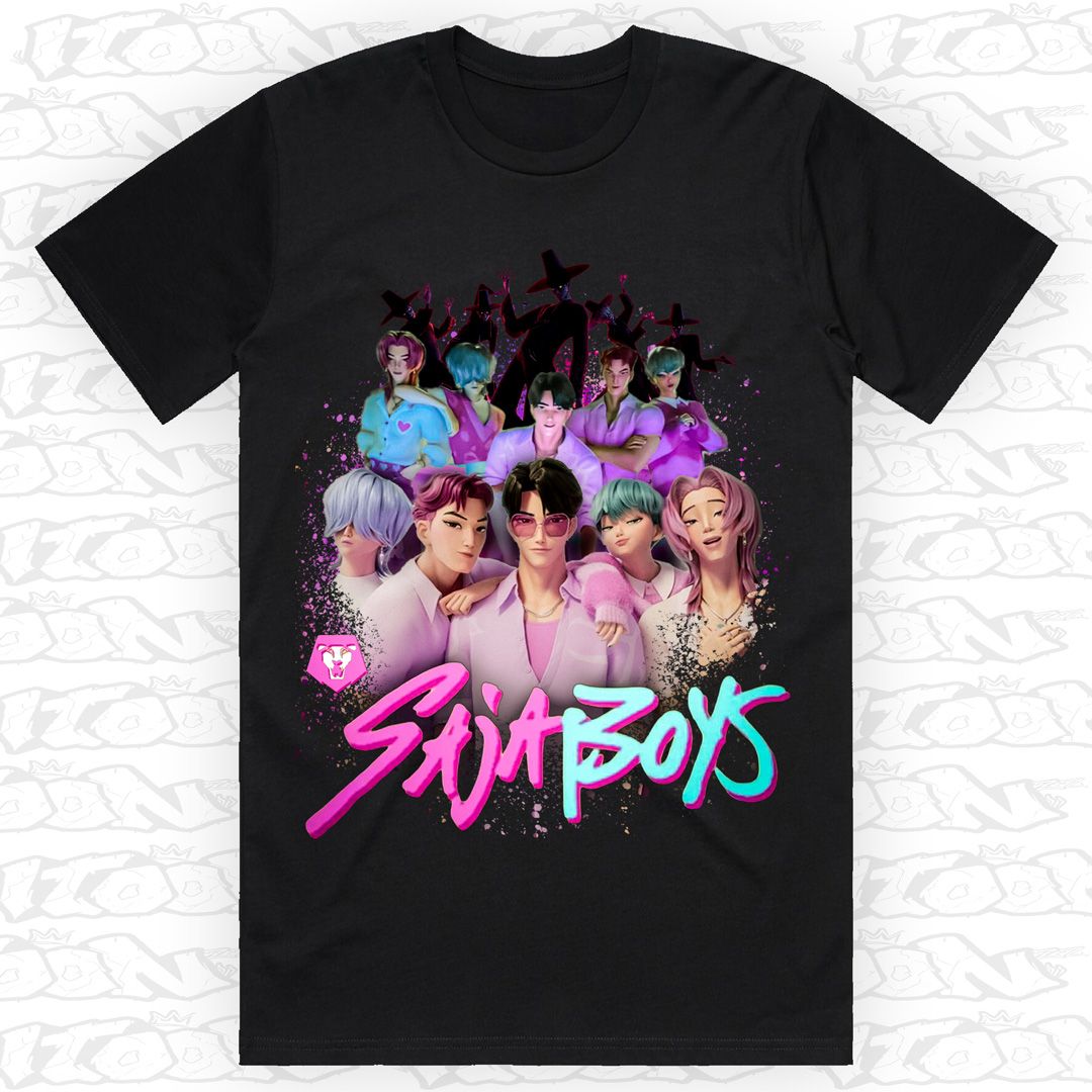 Saja Boys, Style: Block Tee, Colour: Black