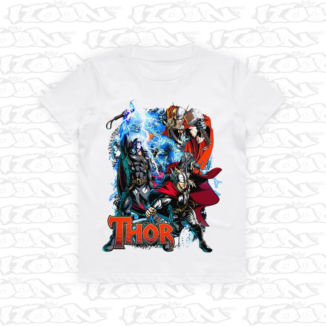 Thor Kids, Style: Kids Tee, Colour: White