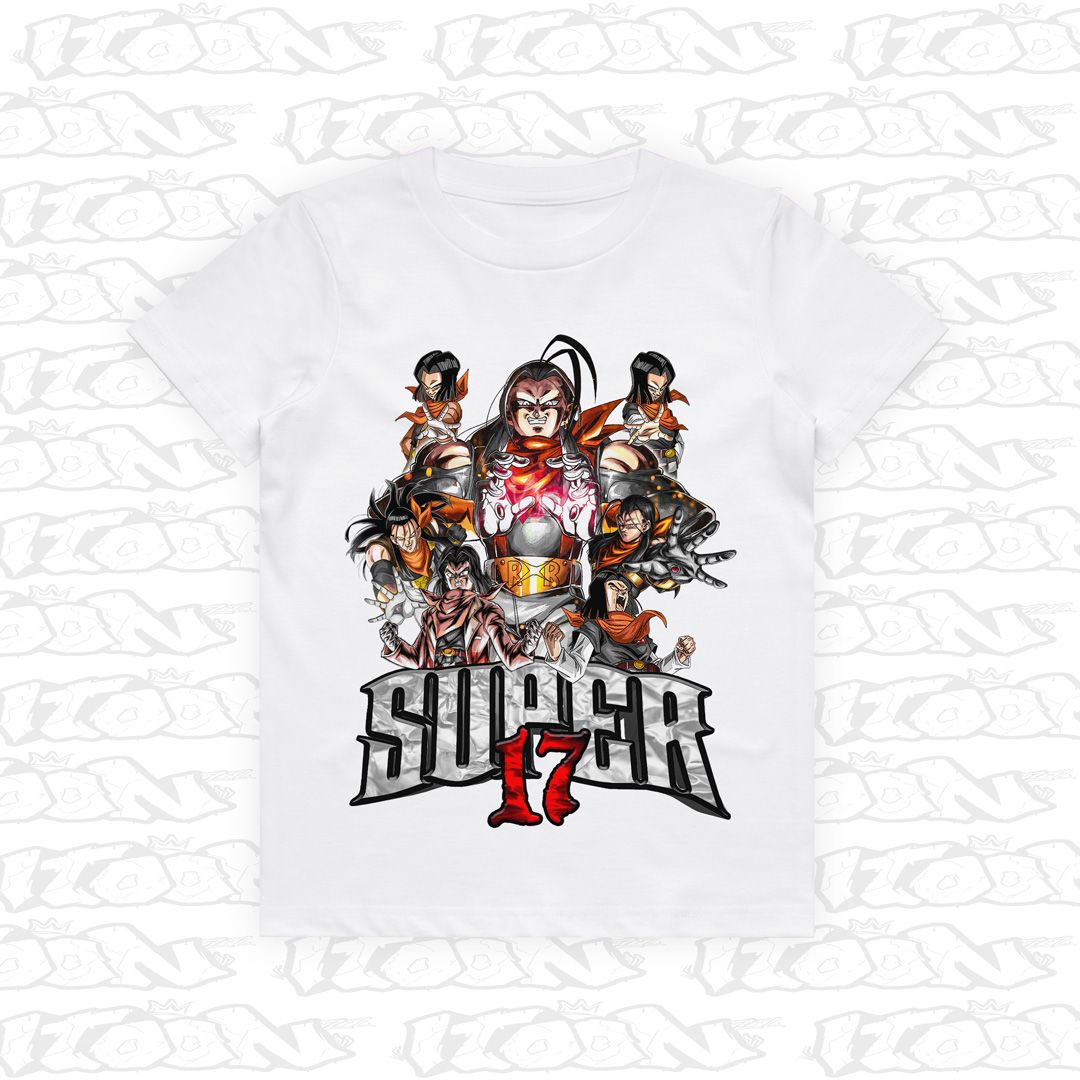 Super 17 Kids, Style: Kids Tee, Colour: White