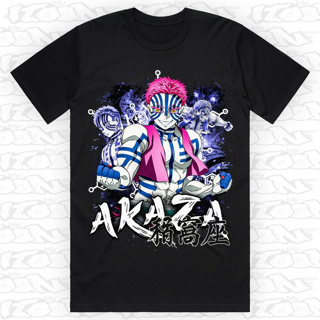 Akaza, Style: Block Tee, Colour: Black