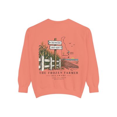 Frozen Farmer Bridgeville X Dewey Unisex Garment-Dyed Sweatshirt