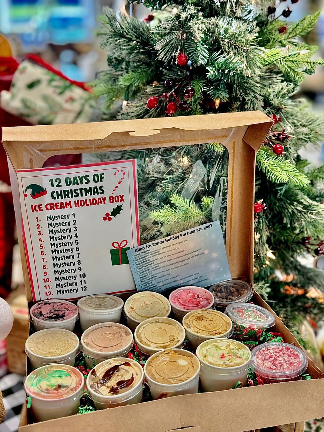 12 Days of Christmas Original Ice Cream Box
