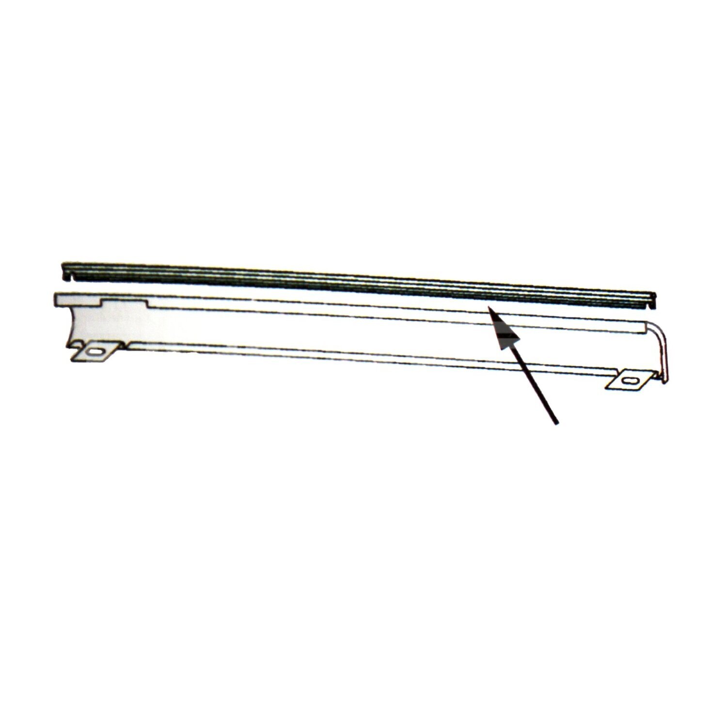 Sliding Door Rail Cover Beading, T2 Kombi 1968 to 1979