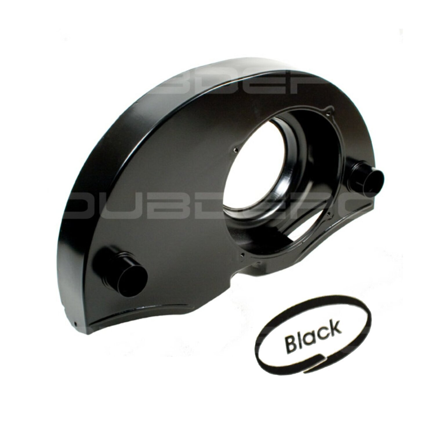 Fan Shroud, Black 36HP, With Ducts