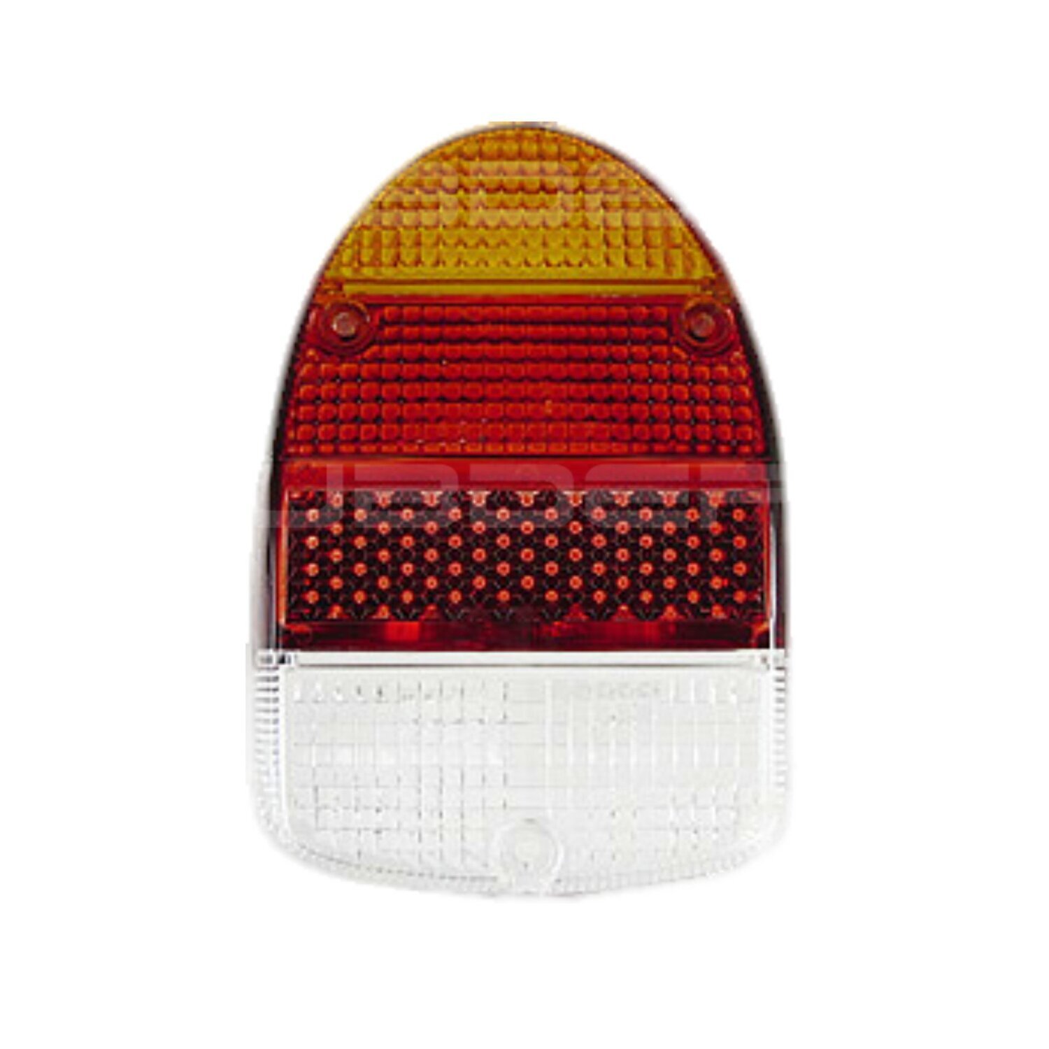 Tail Light Lens, with Reverse, T1 Beetle 1972 to 1973