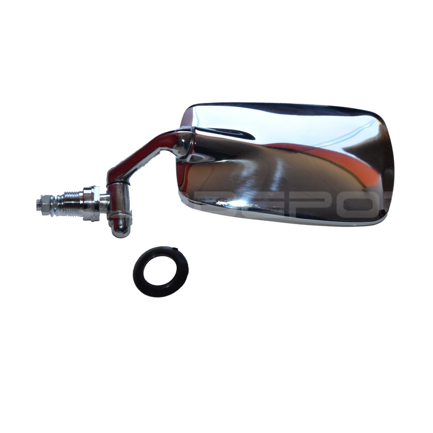 Mirror, Left, Chrome, T1 Beetle 1968 on