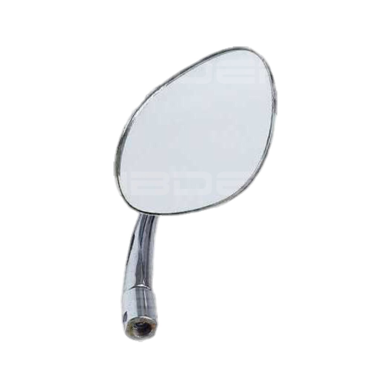 Mirror on Hinge Pin, Right, Pear Shaped, Chrome, T1 Beetle to 1967