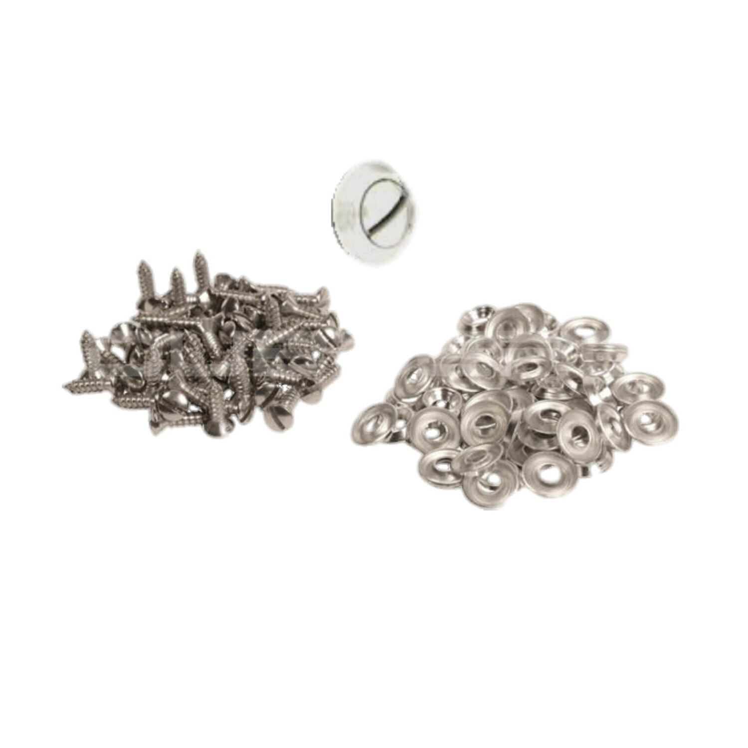 Trim Clips, 60pc Interior Panel Screw & Washer Set, T2 Splitscreen to 1967
