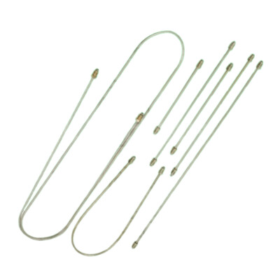 Brake Line Kit, Metal, T1 Beetle 1300 models 1972 to 1977