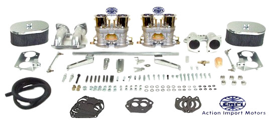 Carburettor Kit, Dual Carbs, 40mm HPMX T2 1700cc to 2lt Kombi