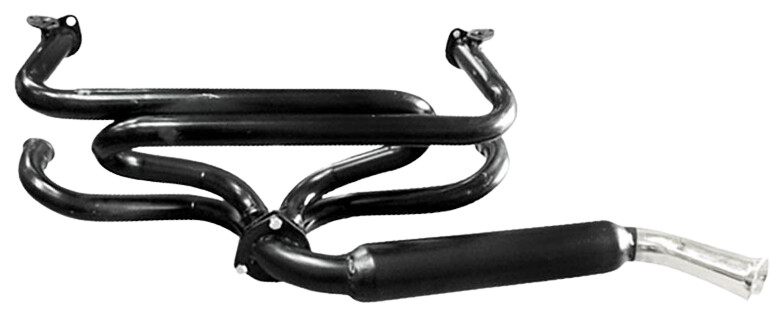 Exhaust System, Large 3 Bolt Flange, 1 1/2" Tube, 13-1600cc
