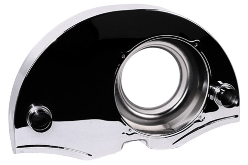 Fan Shroud, Chrome Dog House, With Ducts