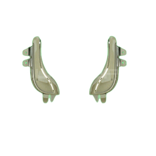 Gravel Guards, Front, Stainless Steel, T1 Beetle