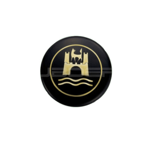 Horn Button, Gold Wolfsburg Crest, T2 Kombi 1968 to 1979