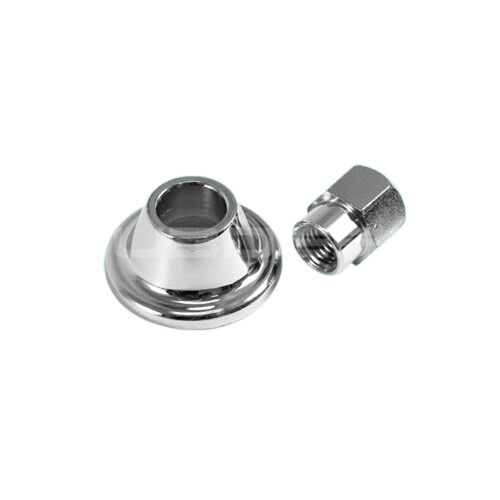 Pulley Nut & Spacer, Chrome
