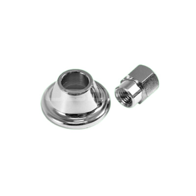 Pulley Nut & Spacer, Chrome