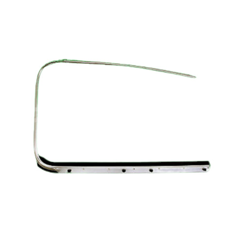 Scraper, Left Outer Chrome Trim, T1 Beetle 1968 to 1979, German