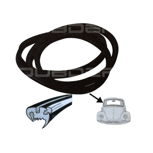 Screen Seal, Front Screen, American, T1 Beetle 1968 to 1972
