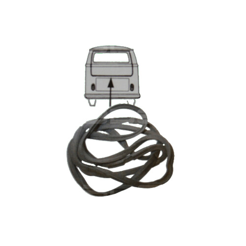 Tailgate Seal, T2 Kombi 1972 to 1979