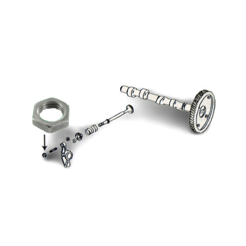 Tappet Adjusting Nut, 10mm, T2 Kombi
