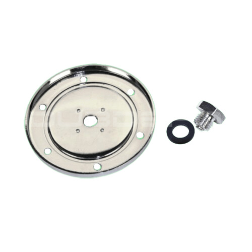 Sump Plate, Chrome with Plug, all 40HP to 1600cc Engines
