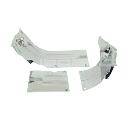 Tinware, 3 Piece Heater Channel Kit, Chrome