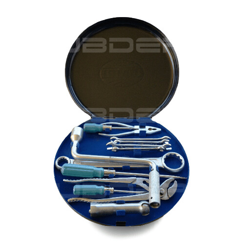 Tool Box Kit, with Tools, Fits in Spare Tyre